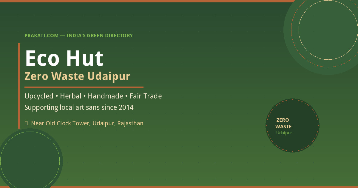 Eco Hut Udaipur — Zero Waste Store Rajasthan
