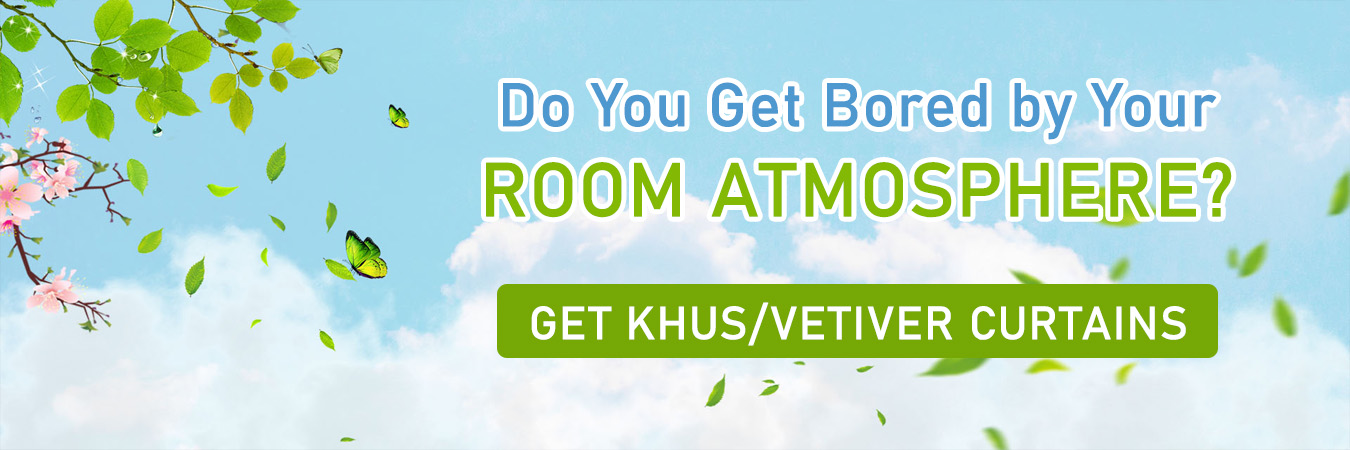 Khus Store natural cooling curtain