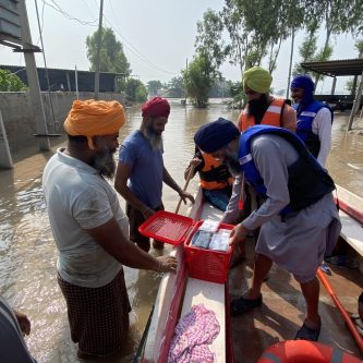 Prabh Aasra flood relief rescue work in Punjab