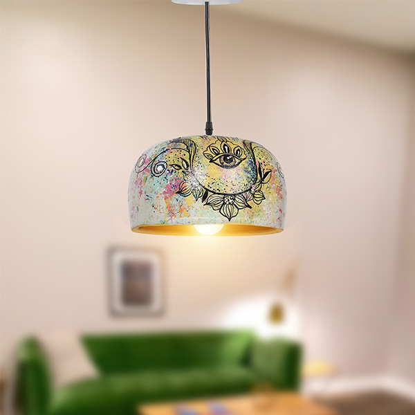 Flicker Shine Rajasthani Pattern Terracotta Lamp