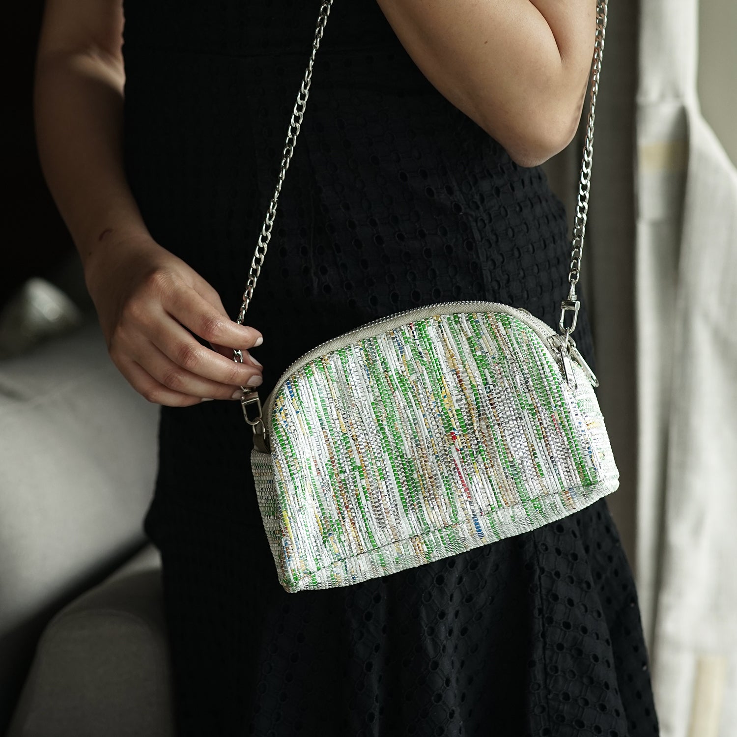 reCharkha Taco Sling Upcycled Bag