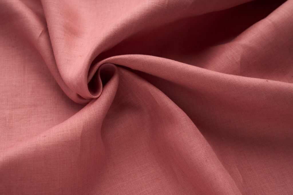 The Hemp Studio Canhamo pure hemp fabric in terracotta