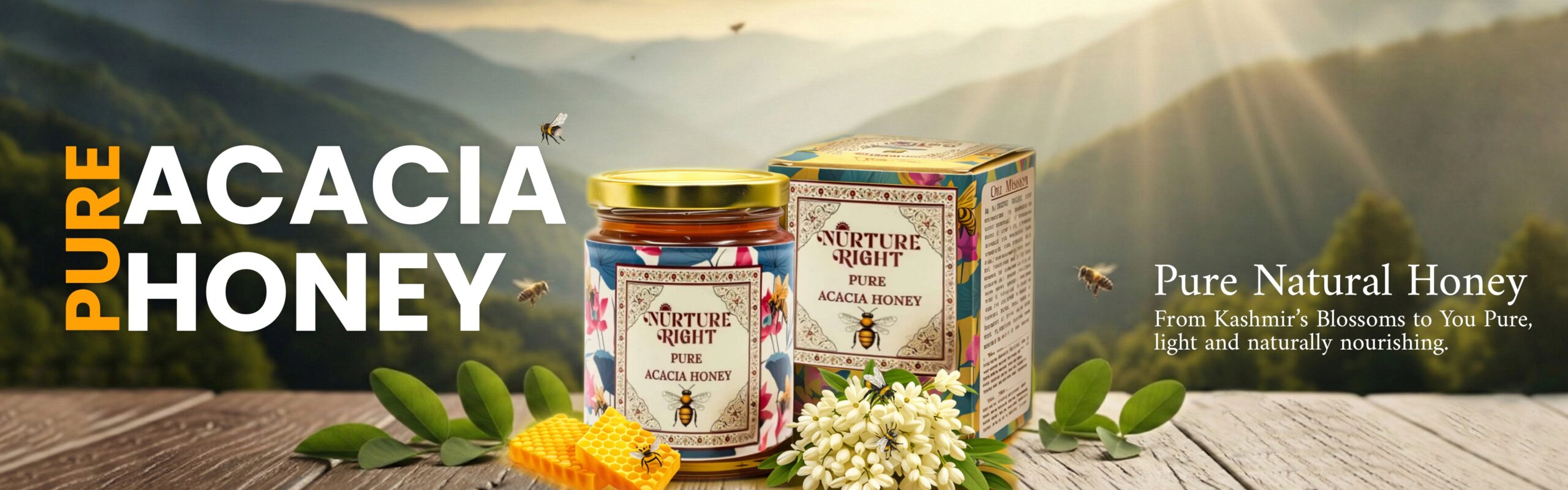 Nurture Right Pure Acacia Honey