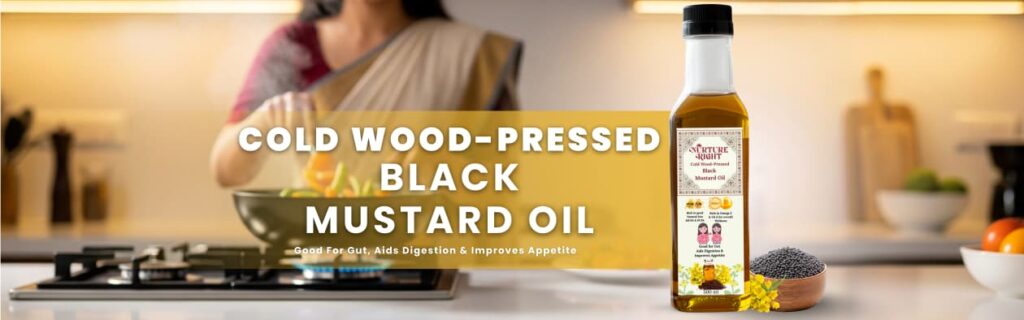 Nurture Right Cold Wood Pressed Black Mustard Oil